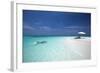 Couple Snorkelling in Maldives, Indian Ocean, Asia-Sakis Papadopoulos-Framed Photographic Print