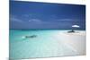 Couple Snorkelling in Maldives, Indian Ocean, Asia-Sakis Papadopoulos-Mounted Photographic Print