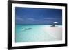 Couple Snorkelling in Maldives, Indian Ocean, Asia-Sakis Papadopoulos-Framed Photographic Print