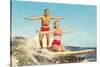 Couple Surfing-null-Stretched Canvas