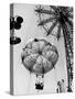 Couple Taking a Ride on the 300 Ft. Parachute Jump at Coney Island Amusement Park-Marie Hansen-Stretched Canvas