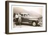 Couple Vacationing in the Forties-null-Framed Art Print