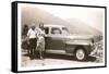 Couple Vacationing in the Forties-null-Framed Stretched Canvas