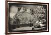 Couple viewing Mt Rushmore, South Dakota, USA-Theo Westenberger-Framed Art Print