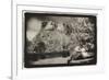 Couple viewing Mt Rushmore, South Dakota, USA-Theo Westenberger-Framed Premium Giclee Print