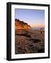 Couple Walking Down Henry's Beach, Santa Barbara, California-Savanah Stewart-Framed Photographic Print