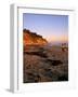 Couple Walking Down Henry's Beach, Santa Barbara, California-Savanah Stewart-Framed Photographic Print