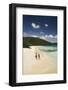 Couple Walking on a Sandy Beach-Macduff Everton-Framed Photographic Print