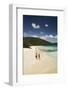 Couple Walking on a Sandy Beach-Macduff Everton-Framed Photographic Print