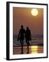 Couple Walking on Beach at Sunset, Sarasota, Florida, USA-Maresa Pryor-Framed Premium Photographic Print