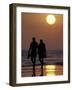 Couple Walking on Beach at Sunset, Sarasota, Florida, USA-Maresa Pryor-Framed Photographic Print