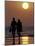 Couple Walking on Beach at Sunset, Sarasota, Florida, USA-Maresa Pryor-Mounted Photographic Print