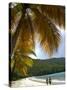Couple Walking on Beach, Magens Bay, St. Thomas, Us Virgin Islands, Caribbean-Cindy Miller Hopkins-Stretched Canvas