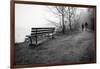 Couple Walking on Path Beside Lake-Sharon Wish-Framed Photographic Print