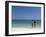 Couple Walking on Sandy Beach, Chapera Island (Contadora), Las Perlas Archipelago, Panama-Sergio Pitamitz-Framed Photographic Print