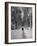 Couple Walking Through a Snow Covered Road-Carl Mydans-Framed Photographic Print