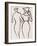 Couple Walking-Henri Gaudier-brzeska-Framed Giclee Print