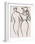 Couple Walking-Henri Gaudier-brzeska-Framed Giclee Print