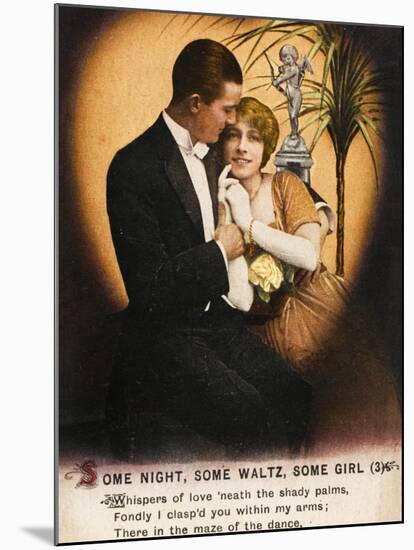 Couple Waltz 1914-null-Mounted Photographic Print