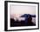 Couple Watching Sunset Near Porto, Corsica, France, Mediterranean-Yadid Levy-Framed Photographic Print