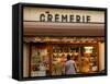 Couple Window Shopping at Cremerie, Paris, France-Lisa S. Engelbrecht-Framed Stretched Canvas