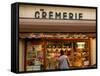 Couple Window Shopping at Cremerie, Paris, France-Lisa S. Engelbrecht-Framed Stretched Canvas