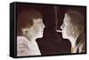 Couple with a Cigarette, 1917-French School-Framed Stretched Canvas