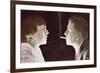 Couple with a Cigarette, 1917-French School-Framed Giclee Print