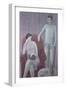 Couple with Cat-Ruth Addinall-Framed Giclee Print