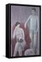 Couple with Cat-Ruth Addinall-Framed Stretched Canvas