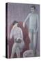 Couple with Cat-Ruth Addinall-Stretched Canvas