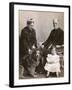 Couple with Grandson and Dog-null-Framed Photographic Print
