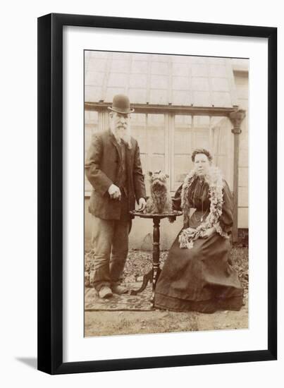 Couple with Havanese-null-Framed Photographic Print