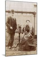 Couple with Havanese-null-Mounted Photographic Print