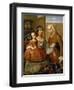 Couple with Little Girl (De Espanol y Mestiza, Castiza), Museo de America, Madrid, Spain-Miguel Cabrera-Framed Giclee Print