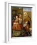 Couple with Little Girl (De Espanol y Mestiza, Castiza), Museo de America, Madrid, Spain-Miguel Cabrera-Framed Giclee Print