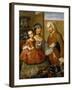 Couple with Little Girl (De Espanol y Mestiza, Castiza), Museo de America, Madrid, Spain-Miguel Cabrera-Framed Giclee Print