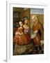 Couple with Little Girl (De Espanol y Mestiza, Castiza), Museo de America, Madrid, Spain-Miguel Cabrera-Framed Giclee Print