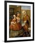 Couple with Little Girl (De Espanol y Mestiza, Castiza), Museo de America, Madrid, Spain-Miguel Cabrera-Framed Giclee Print