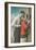 Couple with Tennis Rackets-null-Framed Art Print