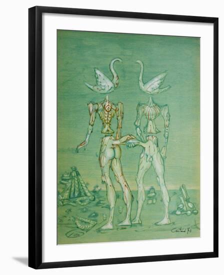 Couple-Lucien Coutaud-Framed Limited Edition