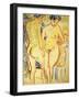 Couple-Ernst Ludwig Kirchner-Framed Premium Giclee Print