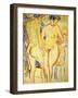 Couple-Ernst Ludwig Kirchner-Framed Premium Giclee Print