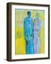 Couple-Marie Bertrand-Framed Giclee Print
