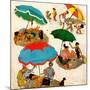 "Couples at the beach", August 2, 1952-George Hughes-Mounted Giclee Print