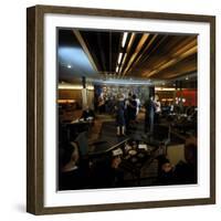 Couples Dancing Aboard the Luxury French Ocean Liner Ss France During Her Maiden Voyage-null-Framed Photographic Print