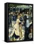 Couples Dancing, from Bal Du Moulin De La Galette, Dance at Moulin De La Galette, Paris, 1876-Pierre-Auguste Renoir-Framed Stretched Canvas