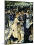 Couples Dancing, from Bal Du Moulin De La Galette, Dance at Moulin De La Galette, Paris, 1876-Pierre-Auguste Renoir-Mounted Giclee Print