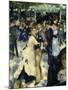 Couples Dancing, from Bal Du Moulin De La Galette, Dance at Moulin De La Galette, Paris, 1876-Pierre-Auguste Renoir-Mounted Giclee Print