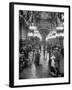 Couples Dancing in the Grand Foyer of the Paris Opera House at a Victory Ball-null-Framed Photographic Print